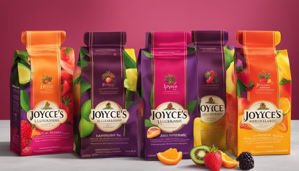 Joyce's LuLuBang product and flavors